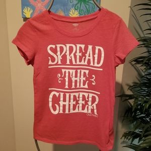 ❤️5for$12 Old Navy red Cheer top L